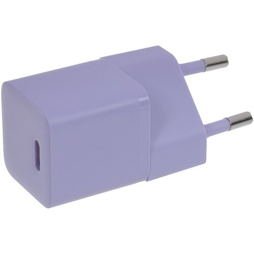 Зарядное устройство Baseus OS GaN5 Fast Charger Mini 1C 20W EU Purple CCGN050105 сетевое зарядное устройство 20w быстрая зарядка qc 3 0 pd 3 0 адаптер питания usb и usb type c 20 вт зарядка для телефона quick charge