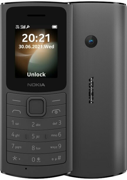 Сотовый телефон Nokia 110 4G DS (2021) Black