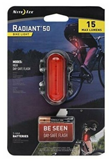 Велосипедный фонарь Nite Ize Radiant 50 Bike Light Red