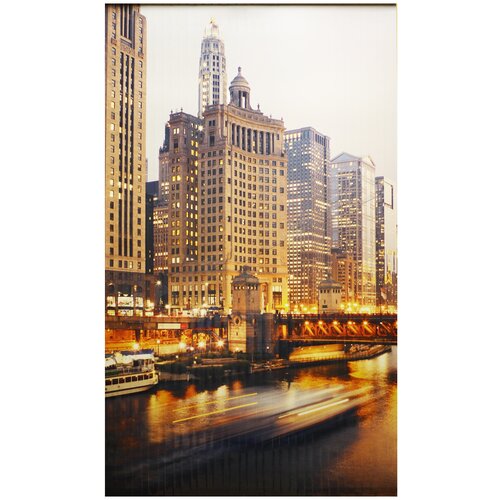 Обогреватель гибкий на стену Ночной город 500Вт 119800₽