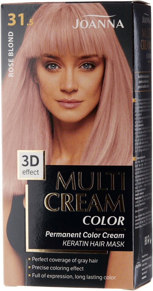 Joanna Multi Cream Color крем-краска для волос, 31.5 rose blond