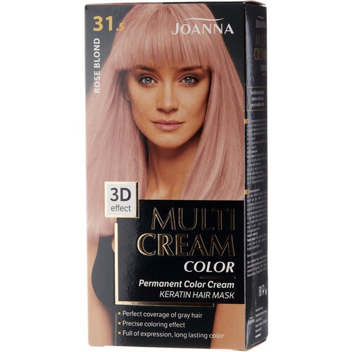 Joanna Multi Cream Color крем-краска для волос, 31.5 rose blond joanna multi cream color крем краска для волос 37 juicy eggplant