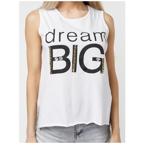 фото Футболка без рукавов женская белый, 46-48 mtforce