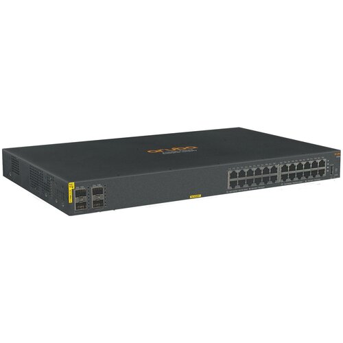 Коммутатор HPE Aruba 6000 R8N87A 24G 4SFP 24PoE+ управляемый коммутатор hpe aruba 2930m 24g poe 1 slot switch jl320a