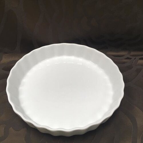 Блюдо с рифлёным бортом круглое фарфор FAIRWAY 18см 4585