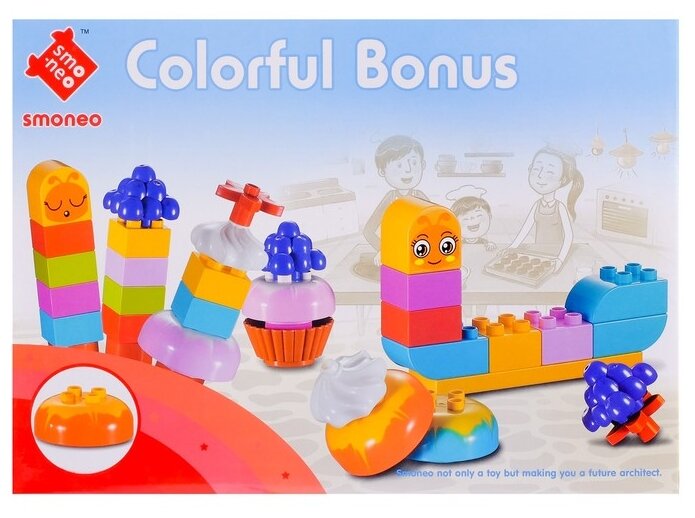 Конструктор Smoneo Colorful Bonus 66001 Необычное мороженое