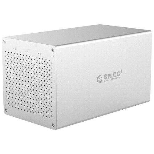 Док-станция для HDD ORICO WS400RU3, серебристый док станция для внешних жестких дисков 2 ide 1 sata usb 2 5 type c 3 5 дюйма дюйма