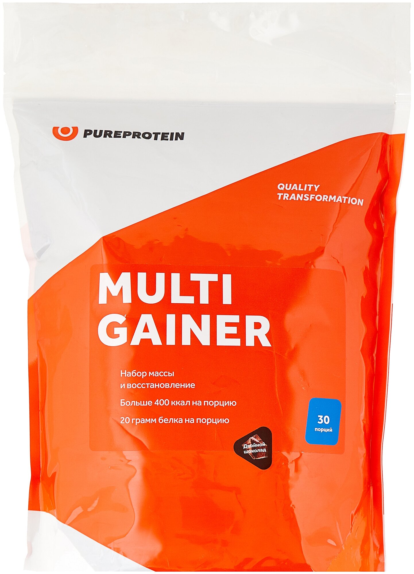 Гейнер PURE PROTEIN Multicomponent, 1, порошок, 3кг, двойной шоколад - фото №1