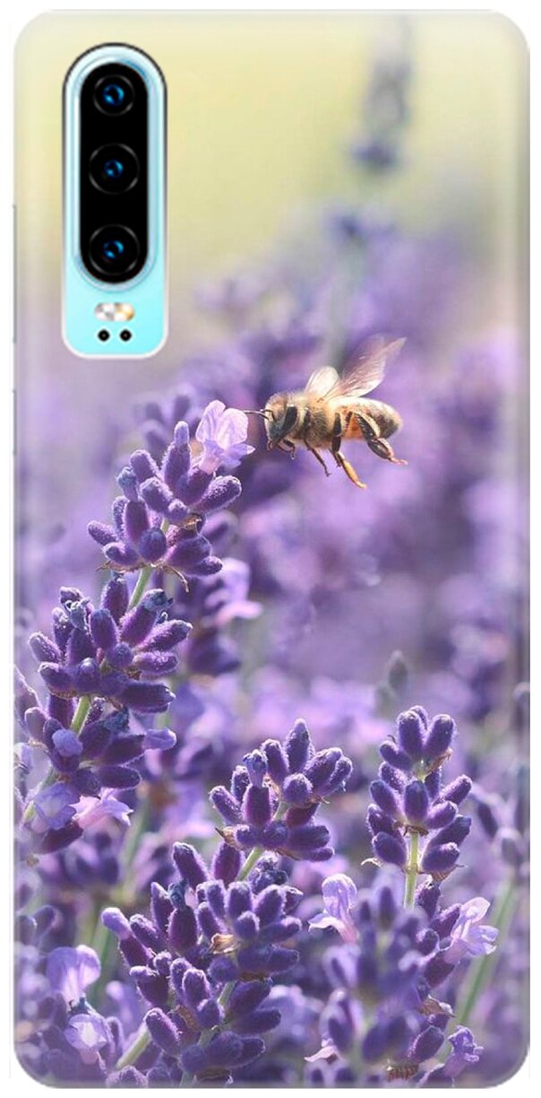RE: PA Накладка Transparent для Huawei P30 с принтом "Пчела и цветок"