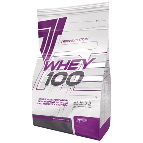 высокобелковый продукт для спортсменов whey fitprotein 2270 г ваниль Протеин Trec Nutrition Whey 100, 2270 гр., ваниль