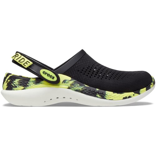 Сандалии Crocs LiteRide 360 Marbled Clog Black/Citrus (EUR:36-37)