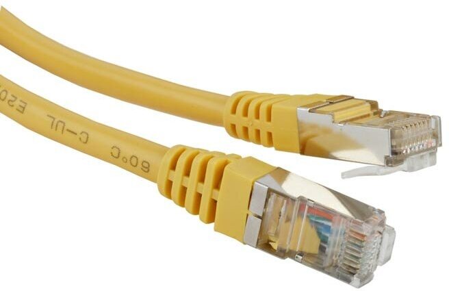 Патч-корд RJ45 - RJ45, 4 пары, FTP, категория 5е, 1 м, белый. LSZH, LANMASTER LAN-PC45/S5E-1.0-WH - фото №4