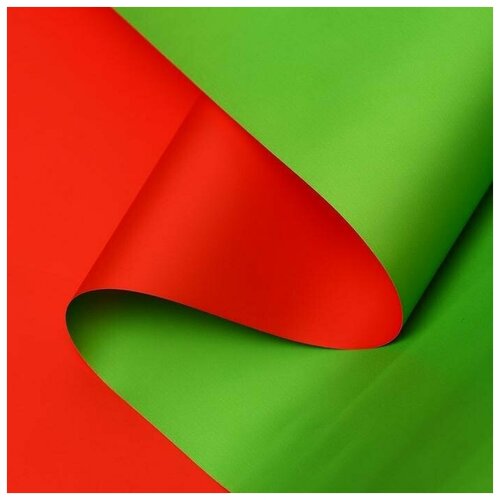 Пленка матовая, красный, зеленый, 0.58 х 10 м пленка матовая однотонная лаванда 10 58 х 58 см 20 листов