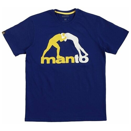 Футболка Manto Logo Blue XXL