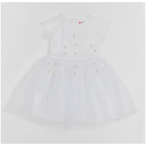 фото Платье button blue размер 128, белый