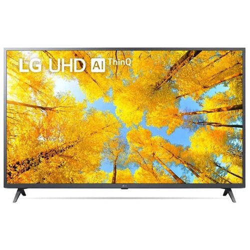 Телевизор LG 43 LED UHD Smart TV webOS Звук 20 Вт 2x10 Вт 2xHDMI 1xUSB RJ-45 Металлический серый 43UQ76003LD ADKFLJD 3210000₽
