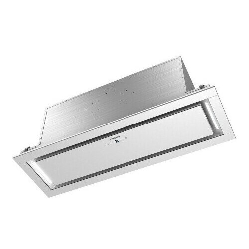 каминная вытяжка krona kristen 900 white inox s Встраиваемая вытяжка Krona Selina 900 Glass White S