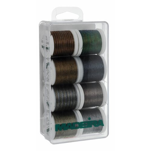 Набор швейных ниток Madeira Metallic Soft, 200 м, 8 шт набор швейных ниток madeira metallic classic 200 м 8 шт