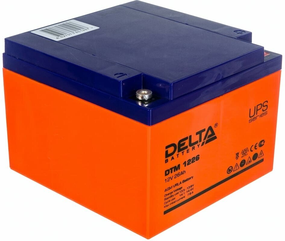 Аккумуляторная батарея для ИБП Delta DTM , 12V, 26Ah - фото №9