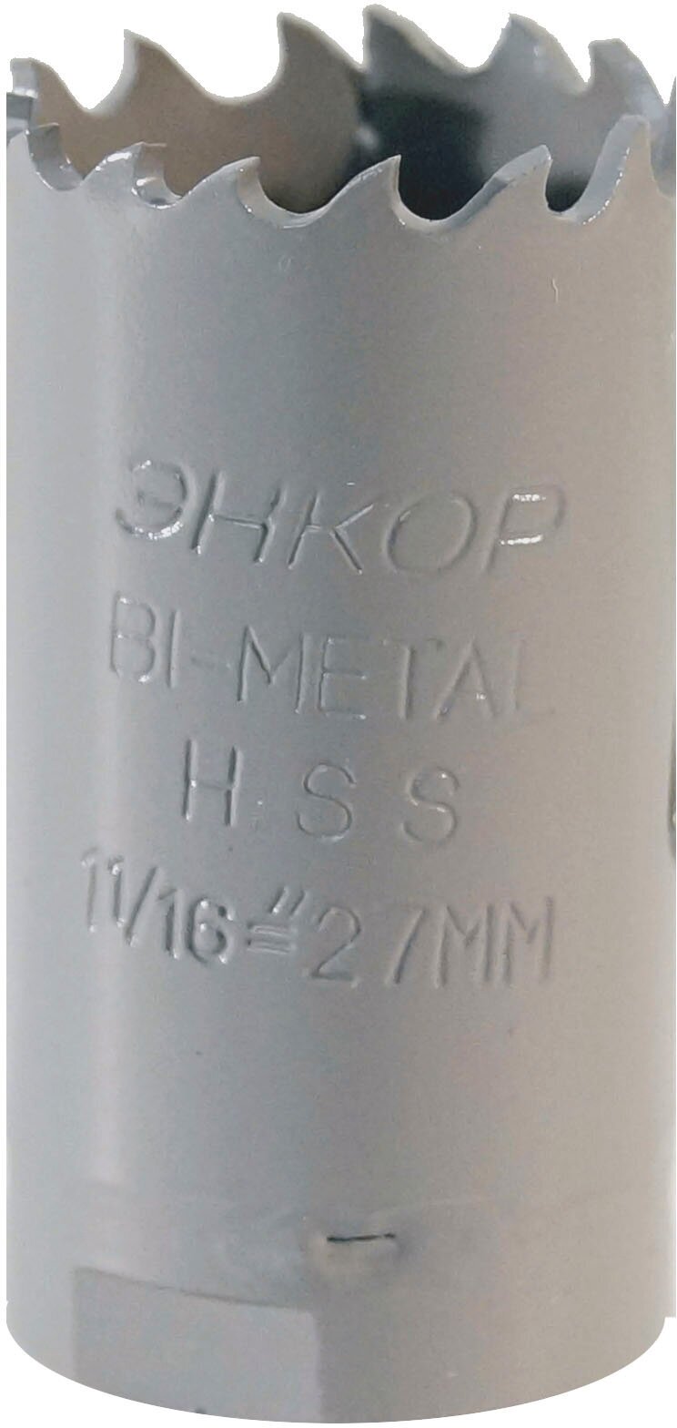 Коронка по металлу 27мм Bi-Metal М3 Энкор 24127