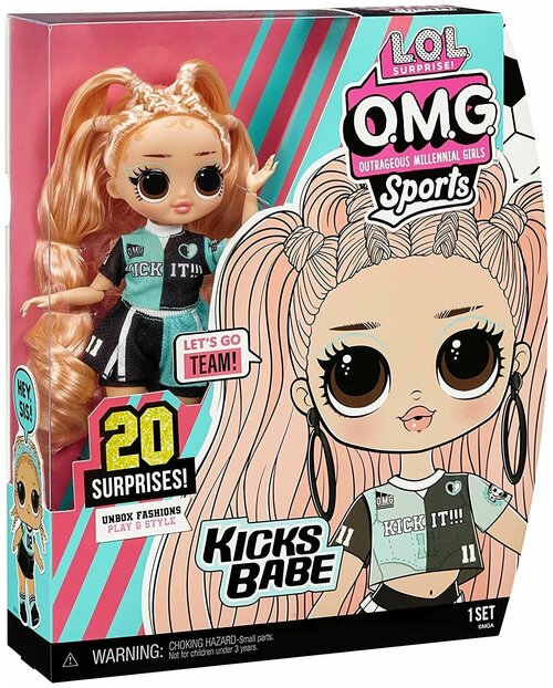 Кукла Кикс Бэйб LOL Surprise! O.M.G Sports Kicks Babe