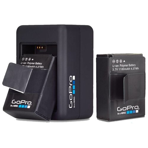 GoPro Зарядное устройство GoPro Dual Battery Charger для аккумуляторов GoPro 3/3+ черное AHBBP-301