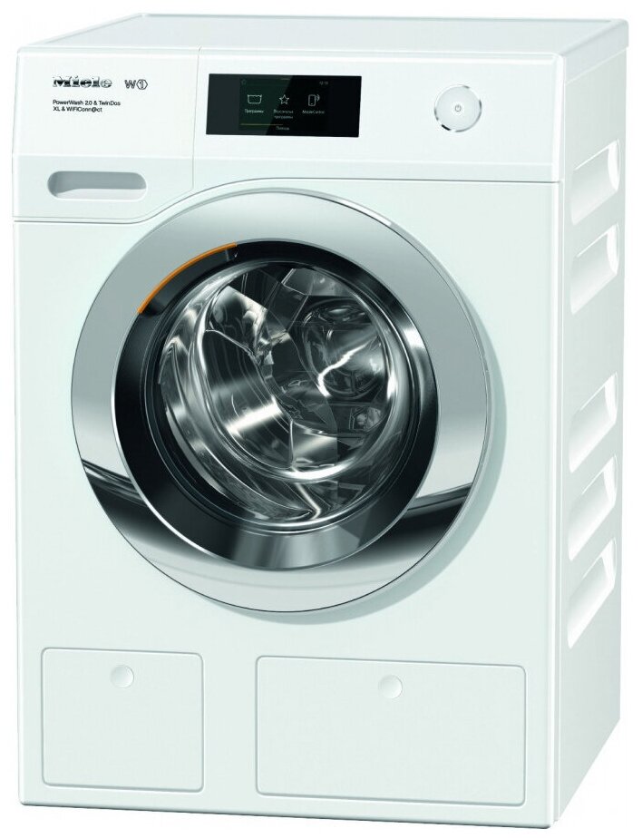 Стиральная машина Miele WCR 870 WPS Chrome Edition, белый - фотография № 1