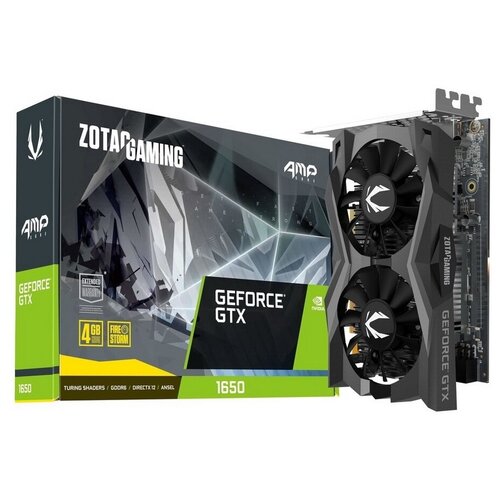 Видеокарта Zotac GAMING GeForce GTX 1650 AMP CORE GDDR6 NVIDIA 4 GB ZT-T16520J-10L 2099900₽