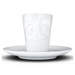 Кофейная чашка с блюдцем Tassen Tasty 80 мл белая - изображение