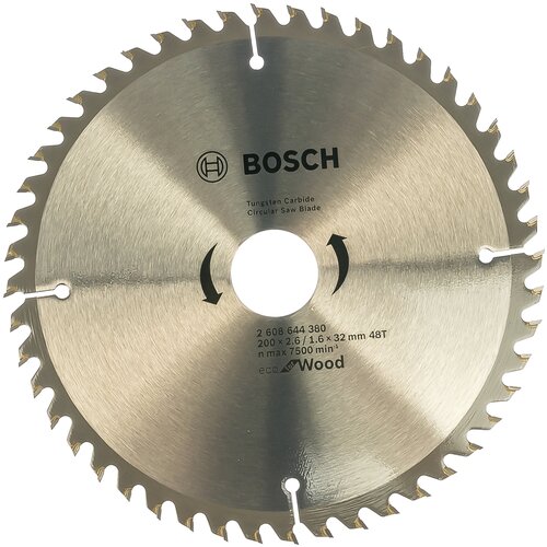 Пильный диск ECO WOOD (200x32 мм: 48T) Bosch 2608644380 15613259