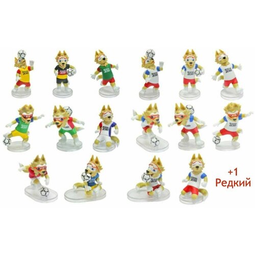 Набор 17 фигурок Забивака FIFA (16+1 редкая). Чемпионат мира 2018