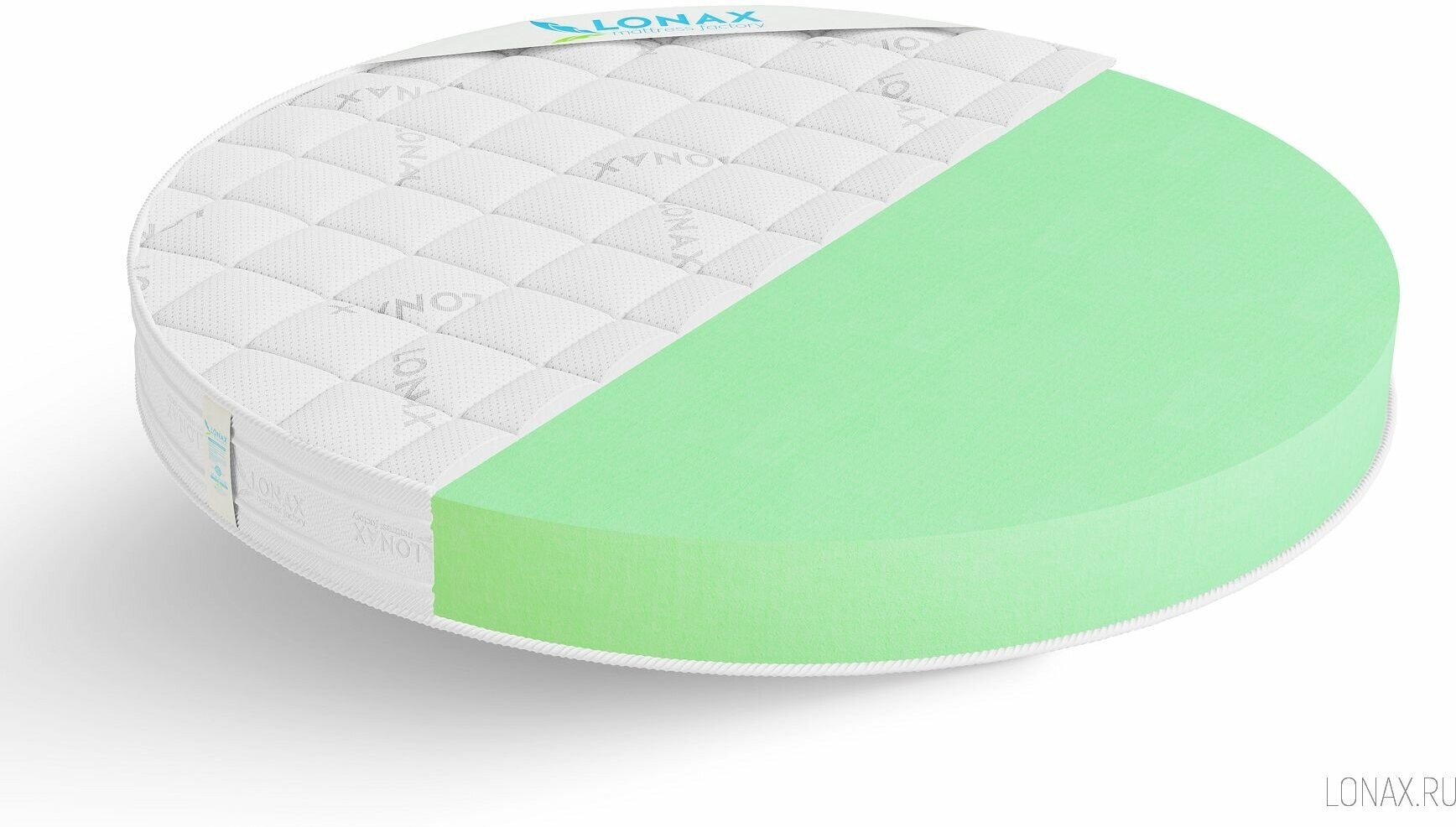 Матрас Lonax Round ППУ 19 x200