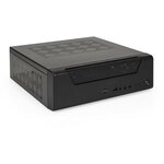 EXEGATE Корпуса EX294022RUS Корпус Desktop FL-102-TPS450 mini-ITX, БП TPS450 с вент. 8см, 2 USB + 1 USB3.0, аудио, черный - изображение