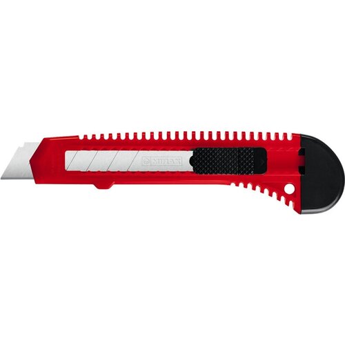 Нож со сдвижным фиксатором MIRAX, сегмент. лезвия 18 мм mirax 18 мм нож со сдвижным фиксатором 09125