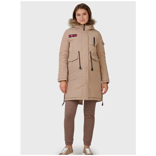 фото Куртка-парка зимняя 2в1 i love mum торонто песочная для беременных (48)