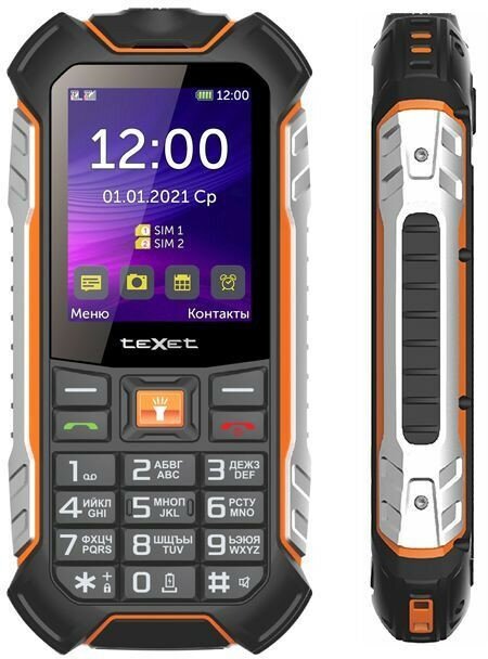 Телефон мобильный (TEXET TM-530R черный)