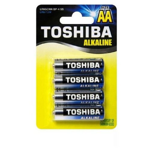 Батарейка щелочная Toshiba LR6/4BL 4 штуки