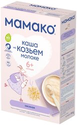 Каша МАМАКО молочная овсяная на козьем молоке, с 6 месяцев, 200 г