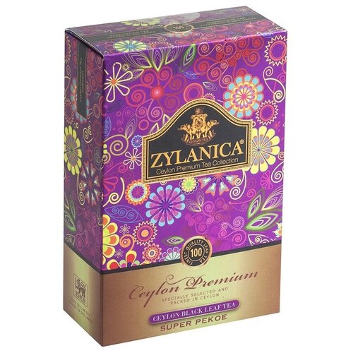 Чай черный Zylanica Ceylon Premium Super Pekoe, 100 г