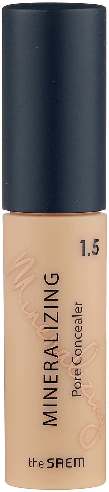 Консилер для маскировки ПОР THE SAEM MINERALIZING PORE CONCEALER 1.5 NATURAL BEIGE 4ML.