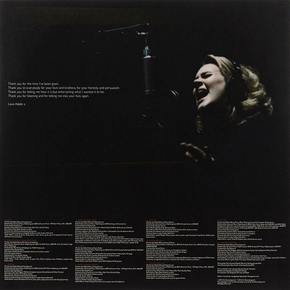 Adele - 25 Виниловая пластинка IAO - фото №5