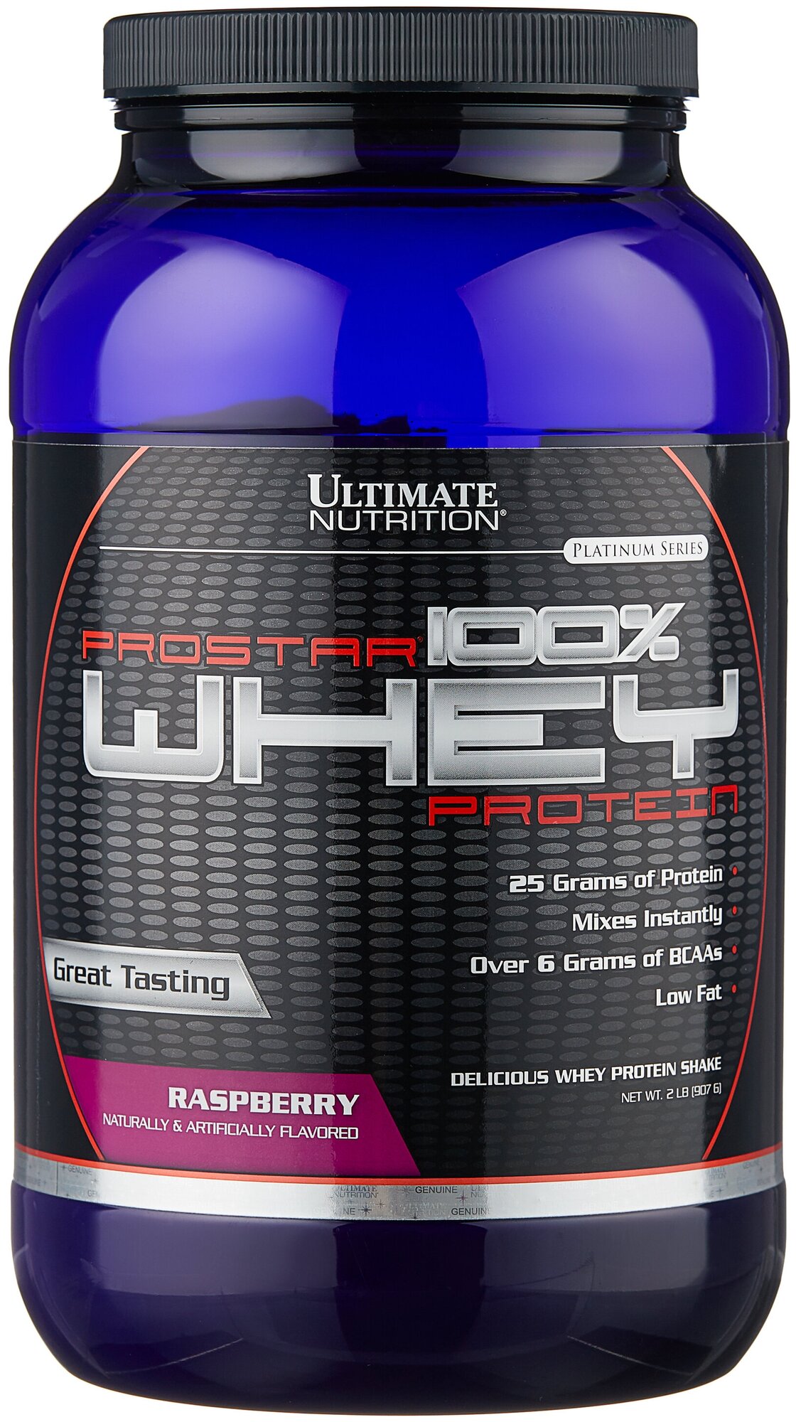 Протеин Ultimate Nutrition Prostar 100% Whey Protein (907 г) малина