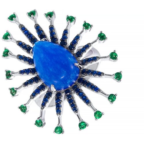 фото Кольцо element47, серебро, 925 проба, размер 17