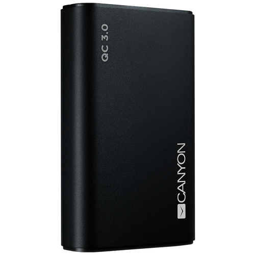 Зарядное устройство, Canyon Power bank 10000mAh, quick charge QC3.0, bulit in Lithium Polymer Batter