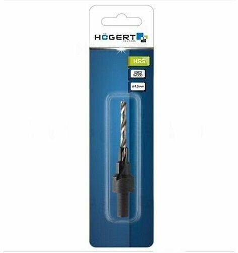 Сверло под конфирмат 4,5мм, 90мм, сталь HSS Hoegert Technik - фото №5