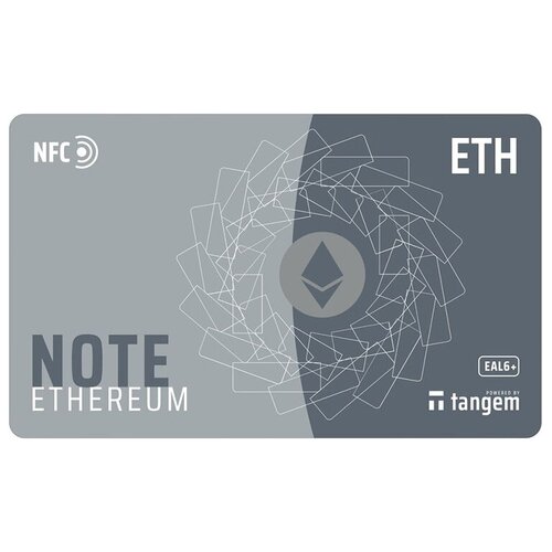Криптокошелек Tangem Note Ethereum, NFC, EAL6+, Android, iOS TG110