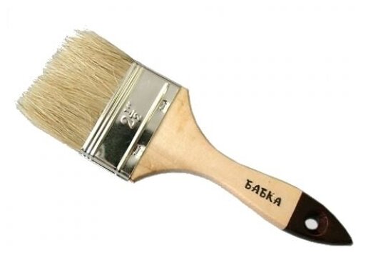 фото Кисть плоская КФ 2.5" Бабка/Сказка 63мм 888 0126040