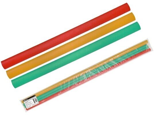 Трубки термоусаживаемые клеевые набор 3 цвета по 3  ТТкНГ(3:1)-48/15 TDM Electric (SQ0548-1504)
