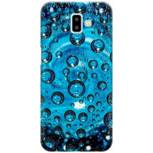 RE: PA Накладка Transparent для Samsung Galaxy J6+ 2018 с принтом Голубые капли re pa накладка transparent для samsung galaxy j6 2018 с принтом серо голубые краски
