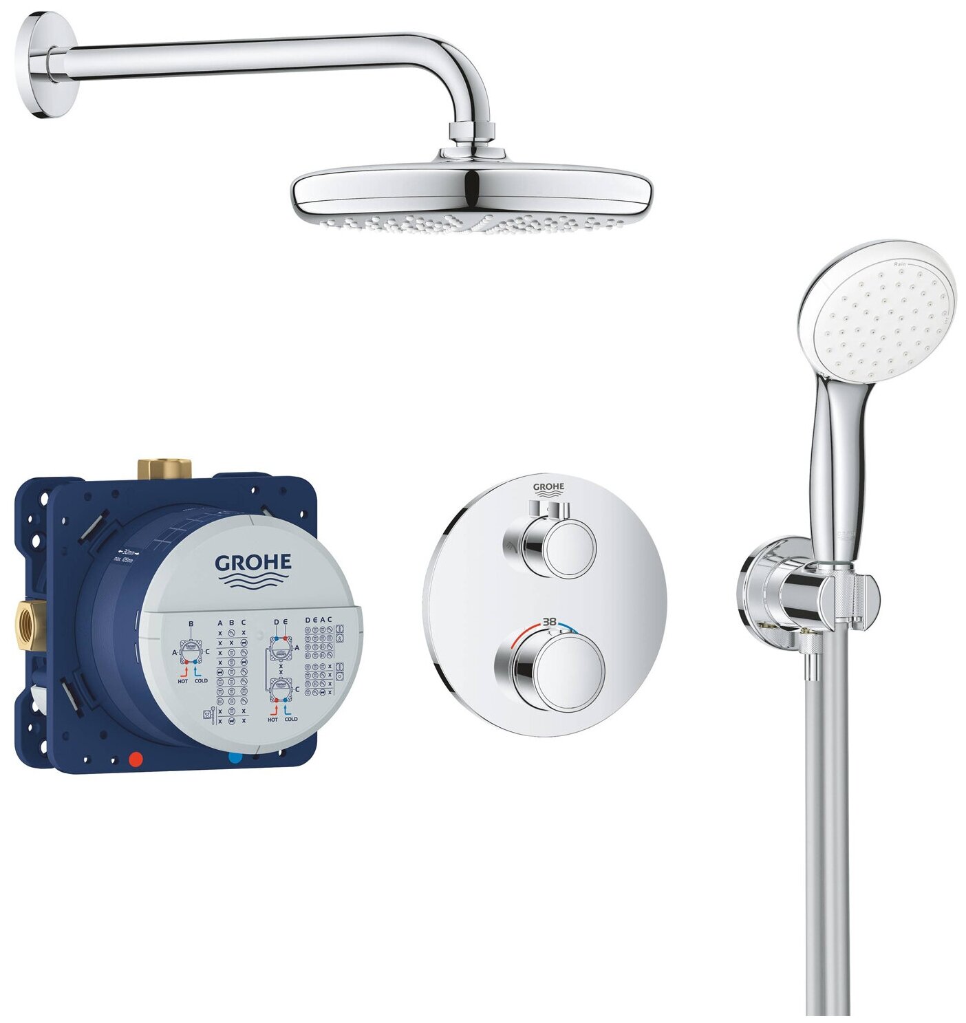 Душевой комплект Grohe Grohtherm 34727000